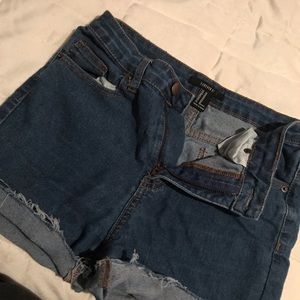 High Waisted jean shorts